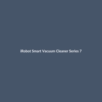 iRobot Smart Vacuum Cleaner Series 7 in White and Matte Black with Wi-Fi, HomeKit, and Alexa smart features.