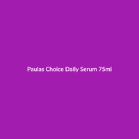Paula's Choice Daily Serum 75ml bottle, formulated with Hyaluronic Acid, Ceramides, Vitamin C, AHA/BHA, and Retinol for oily skin.