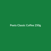 Bag of Peet's Classic Coffee 250g, a vegan coffee product from the USA.