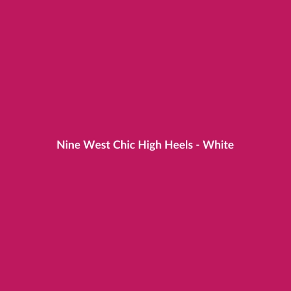 Nine West Chic High Heels - White - 2