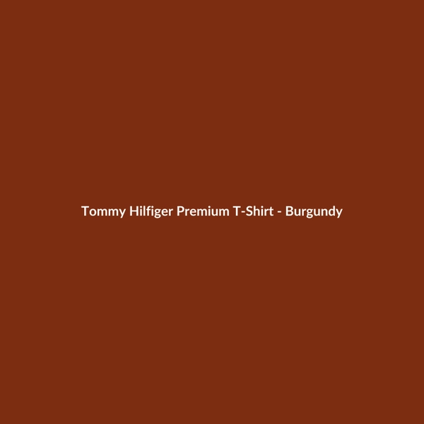 Tommy Hilfiger Premium T-Shirt - Burgundy - 2
