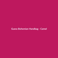 Guess Bohemian Handbag in Camel, a formal tweed women's accessory from Moda Studio.