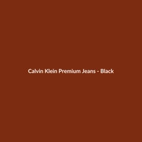 Calvin Klein Premium Black Jeans for Men with Tailored Fit