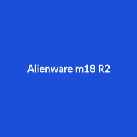 Alienware m18 R2 gaming laptop in Blue/Silver, showcasing its 17.3-inch 240Hz Mini-LED display and powerful specs.