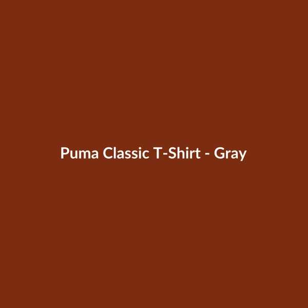 Puma Classic T-Shirt - Gray - 2