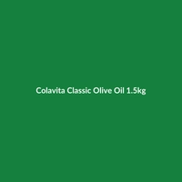 Bottle of Colavita Classic Olive Oil 1.5kg, a premium organic and vegan cooking oil.