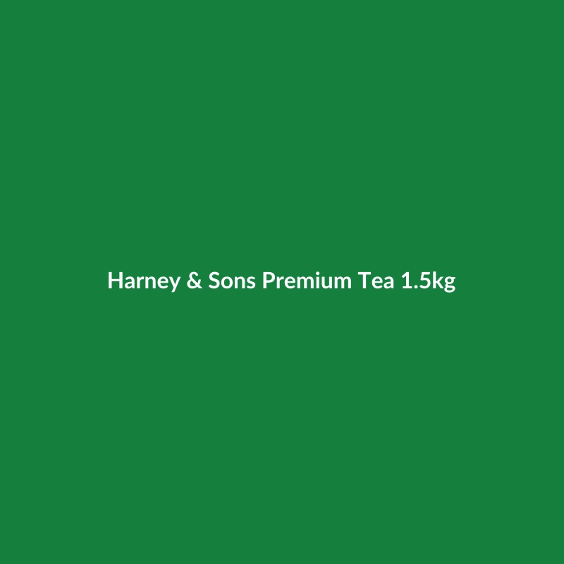 Harney & Sons Premium Tea 1.5kg bag, sourced from Japan, gluten-free and fresh.