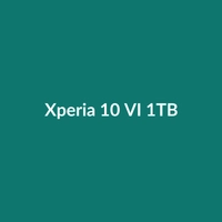 Sony Xperia 10 VI 1TB smartphone in Titanium Gray, showcasing its 6.5-inch display and camera.