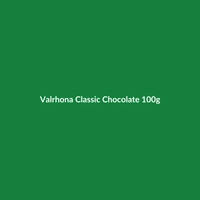 Valrhona Classic Chocolate bar, 100g, organic and gluten-free, with Colombian origin.