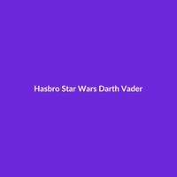Hasbro Star Wars Darth Vader action figure, made of ABS plastic, suitable for ages 14 and up.