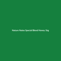 Nature Nate's Special Blend Honey 1kg jar, sourced from Greece, with a focus on its pure, natural quality.