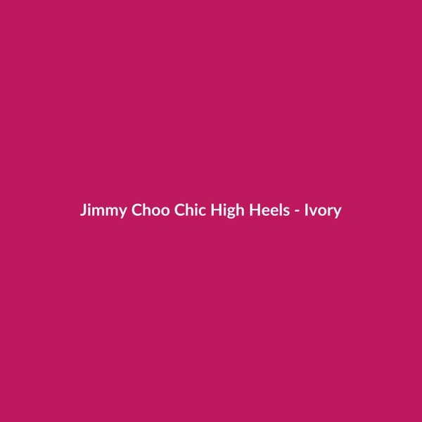 Jimmy Choo Chic High Heels - Ivory - 2