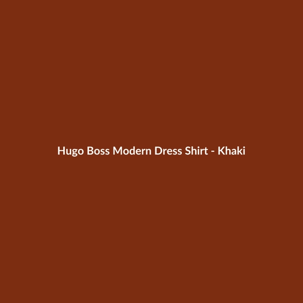 Hugo Boss Modern Dress Shirt - Khaki - 2