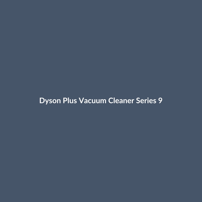 Dyson Plus Vacuum Cleaner Series 9 in Matte Black, showcasing its powerful design and smart features.