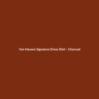 Van Heusen Signature Charcoal Men's Dress Shirt with Relaxed Fit