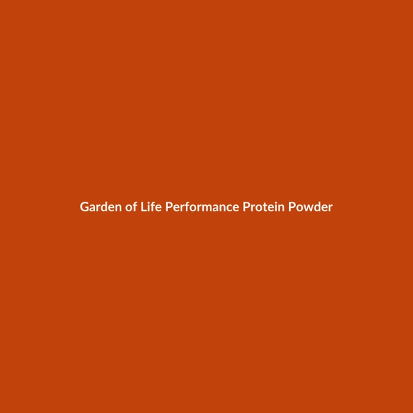 Garden of Life Performance Protein Powder - 2