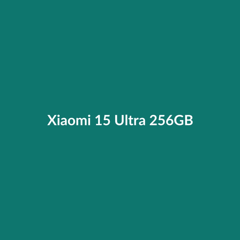 Xiaomi 15 Ultra 256GB smartphone in Silver, Pink, or White with 50MP camera and 6.1-inch screen.