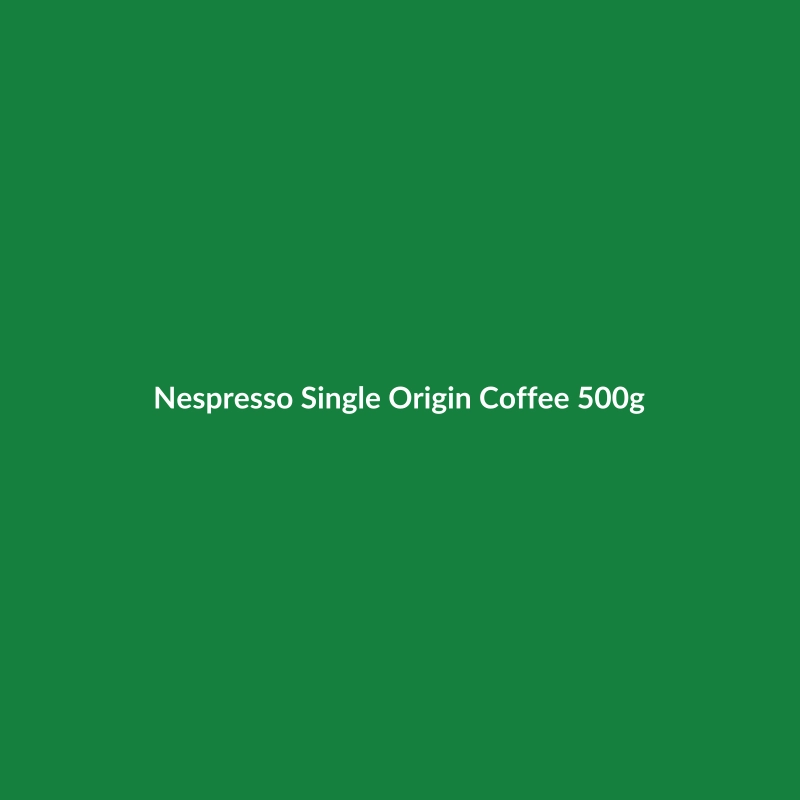 Bag of Nespresso Single Origin Coffee 500g, a premium coffee product from France.
