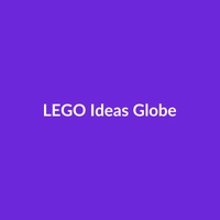 LEGO Ideas Globe building set with 6288 pieces, featuring a detailed world map.