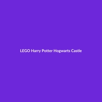 LEGO Harry Potter Hogwarts Castle building set with 2301 pieces, recommended for ages 14+