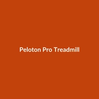 Red Peloton Pro Treadmill for running and weightlifting, ideal for beginners.