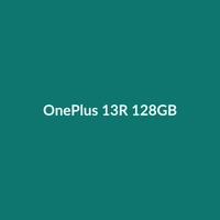 OnePlus 13R 128GB smartphone in Green, Silver, and Pink colors, featuring a 64MP camera and 6.3" screen.
