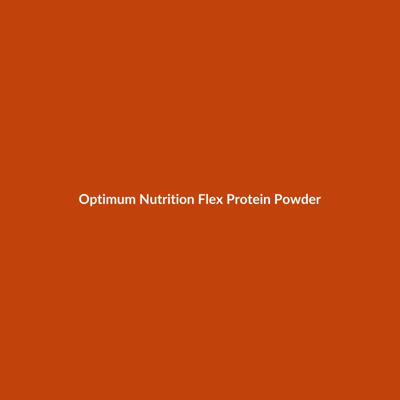 Optimum Nutrition Flex Protein Powder in Cookies & Cream flavor, 21 servings, available in Black, White, Green, Orange.