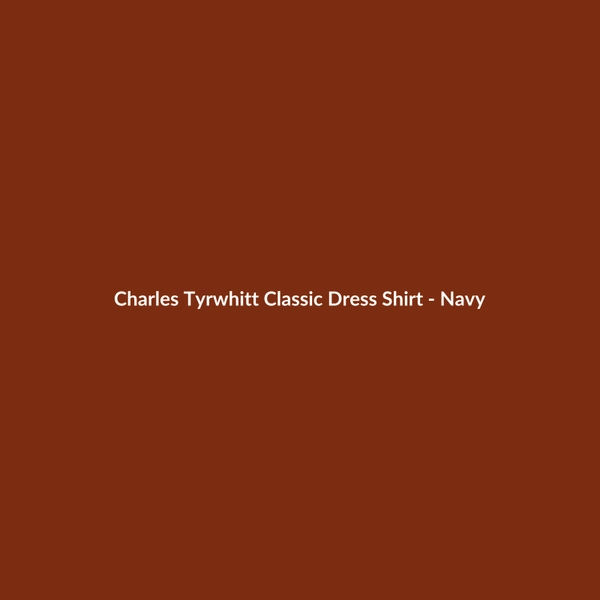 Charles Tyrwhitt Classic Dress Shirt - Navy - 2