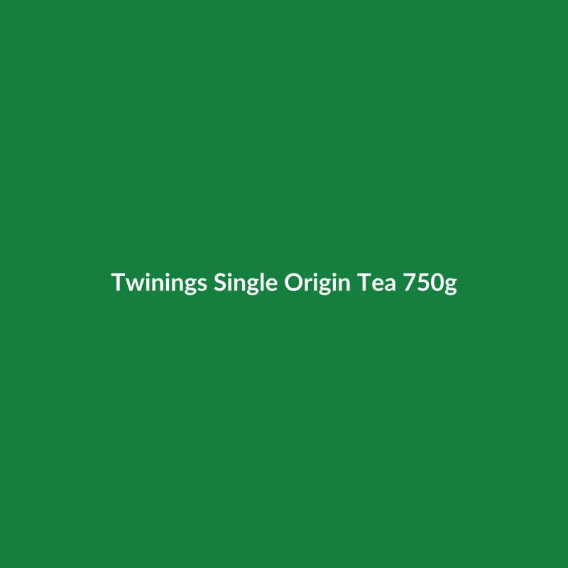 Twinings Single Origin Tea 750g, a vegan tea sourced from Greece, packaged by Organic Corner.