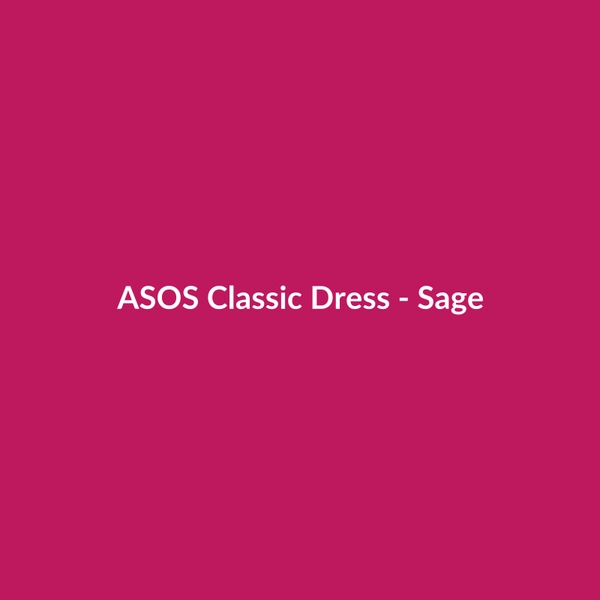 ASOS Classic Dress - Sage - 2