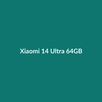 Xiaomi 14 Ultra 64GB smartphone in Gold, showcasing its premium design and camera.