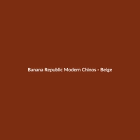 Banana Republic Modern Chinos in Beige for Men, featuring an athletic fit and 100% cotton material.