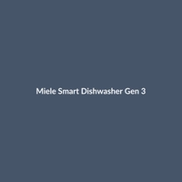 Miele Smart Dishwasher Gen 3 in Silver and Matte Black, showcasing its modern design and smart features.