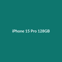 iPhone 15 Pro 128GB in Green, showcasing its sleek design and advanced camera system.