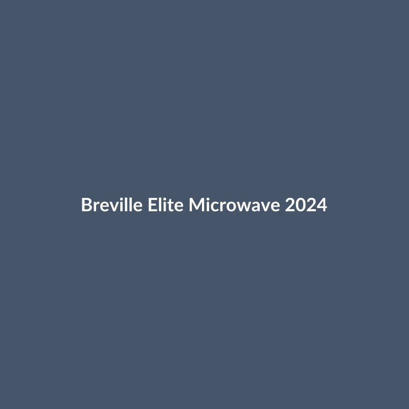 Breville Elite Microwave 2024 in White and Navy, featuring smart features and powerful performance.