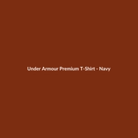 Under Armour Premium T-Shirt in Navy, featuring a tailored fit and made from a soft cashmere blend for men.