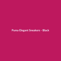 Puma Elegant Black Silk Sneakers for Women, featuring a luxurious silk material and a sleek design suitable for formal events.
