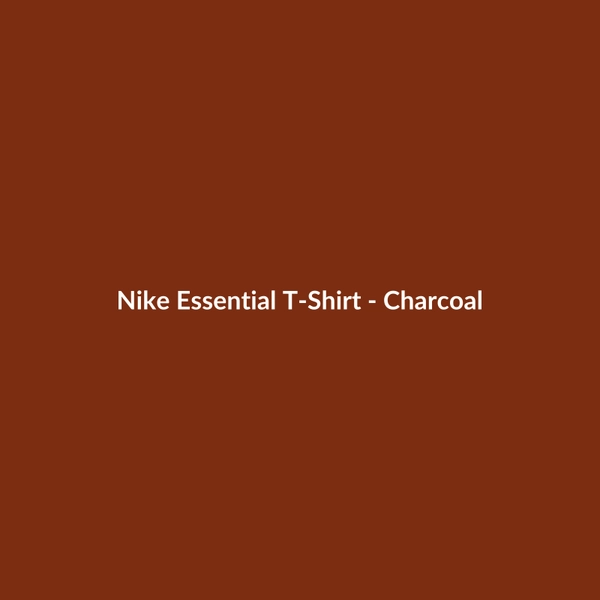 Nike Essential T-Shirt - Charcoal - 2