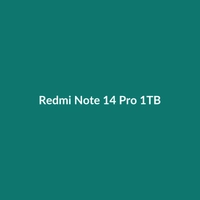 Redmi Note 14 Pro 1TB smartphone in Green, White, Gold, Titanium Gray, or Black, featuring 12GB RAM and 5G connectivity.