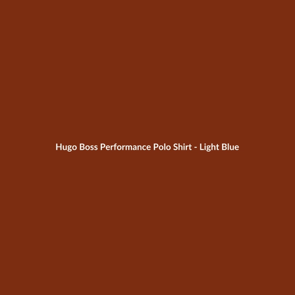 Hugo Boss Performance Polo Shirt - Light Blue - 2
