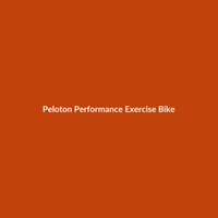 Peloton Performance Exercise Bike in Black with Neon Yellow accents, suitable for intermediate athletes.