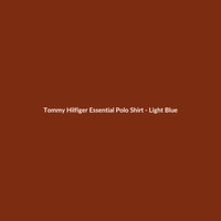 Tommy Hilfiger Essential Polo Shirt in Light Blue for Men, Classic Fit