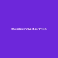 Ravensburger 300pc Solar System 1500 piece puzzle, featuring vibrant planets and stars, ideal for educational play.