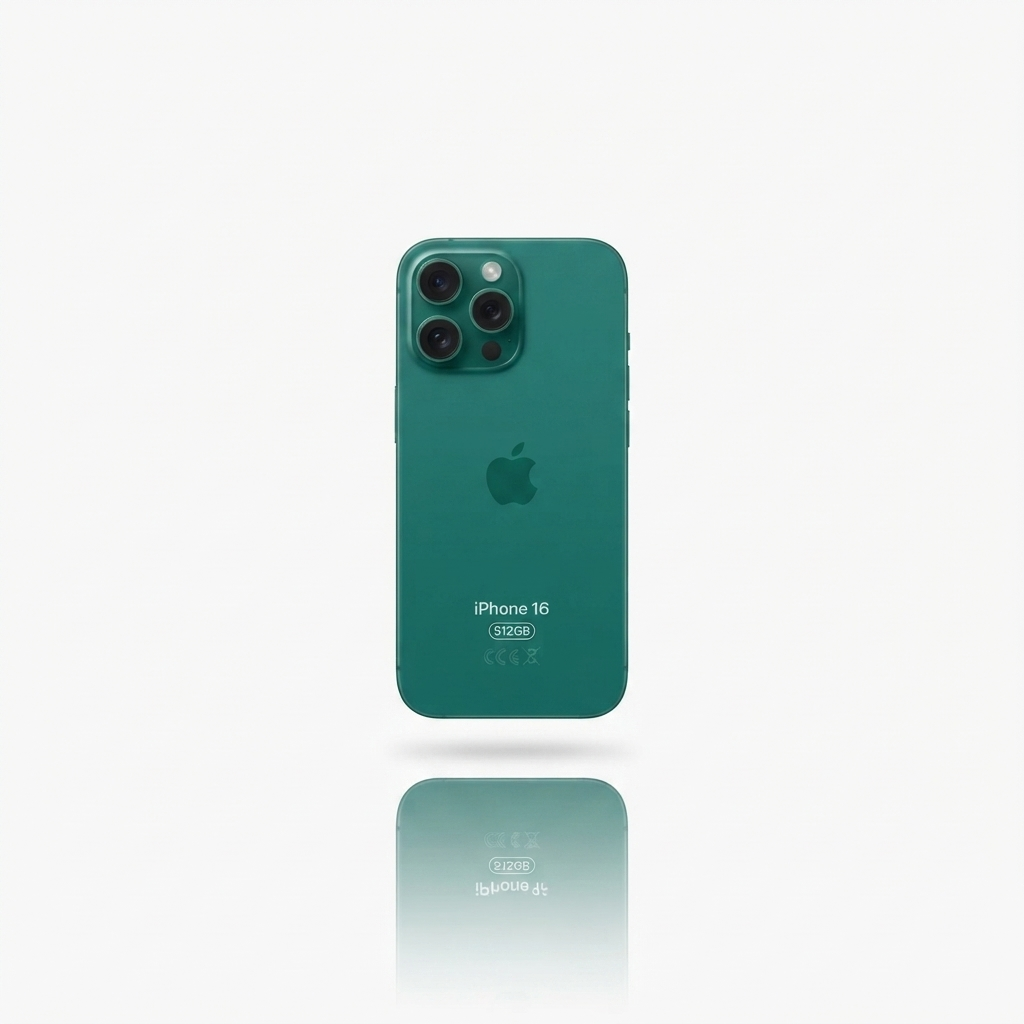 iPhone 16 512GB smartphone in Blue, showing its 6.1-inch screen and camera.
