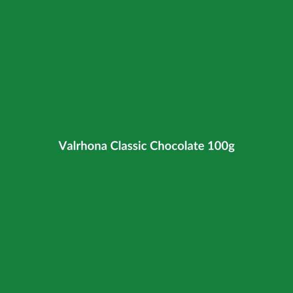 Valrhona Classic Chocolate 100g - 2