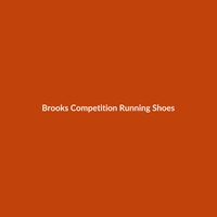 Brooks Competition Running Shoes in Red and Neon Yellow, designed for beginner athletes.