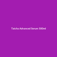 Tatcha Advanced Serum 500ml bottle, featuring a luxurious design, highlighting its benefits for combination skin and hydration.