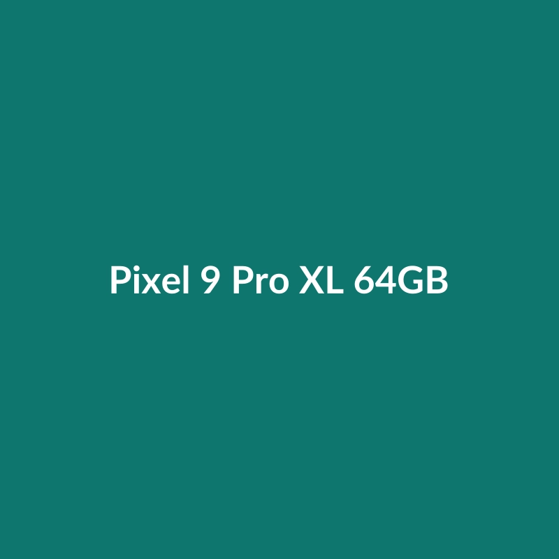 Google Pixel 9 Pro XL 64GB smartphone in Natural Titanium, Gold, Purple, or Titanium Gray