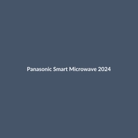 Panasonic Smart Microwave 2024 in Navy, featuring Wi-Fi, Alexa, and Google Home compatibility.
