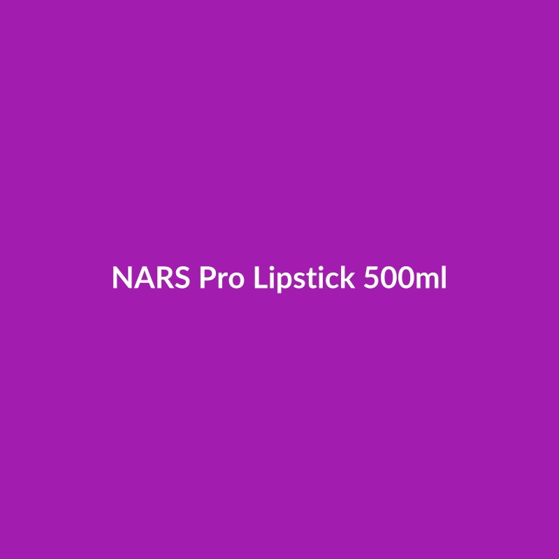 NARS Pro Lipstick 500ml tube with ingredients Retinol and Vitamin C, suitable for combination skin and acne concerns.